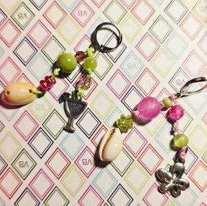 Watermelon Lime Margarita Beaded Earrings